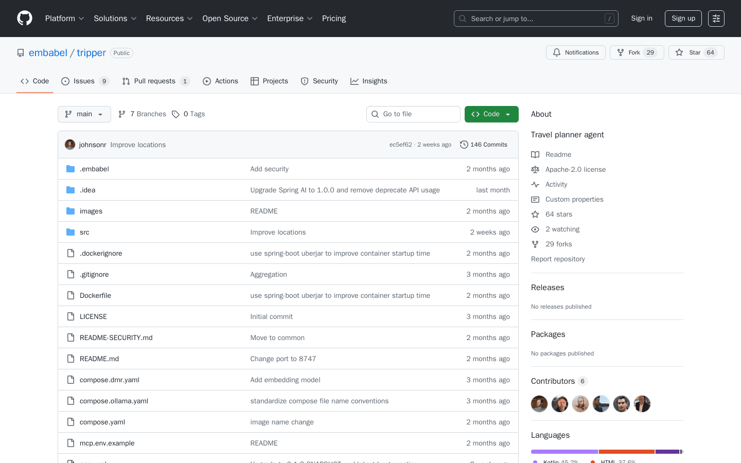 GitHub - embabel/tripper: Travel planner agent