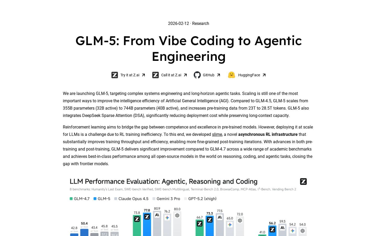 GLM-5: From Vibe Coding to Agentic Engineering