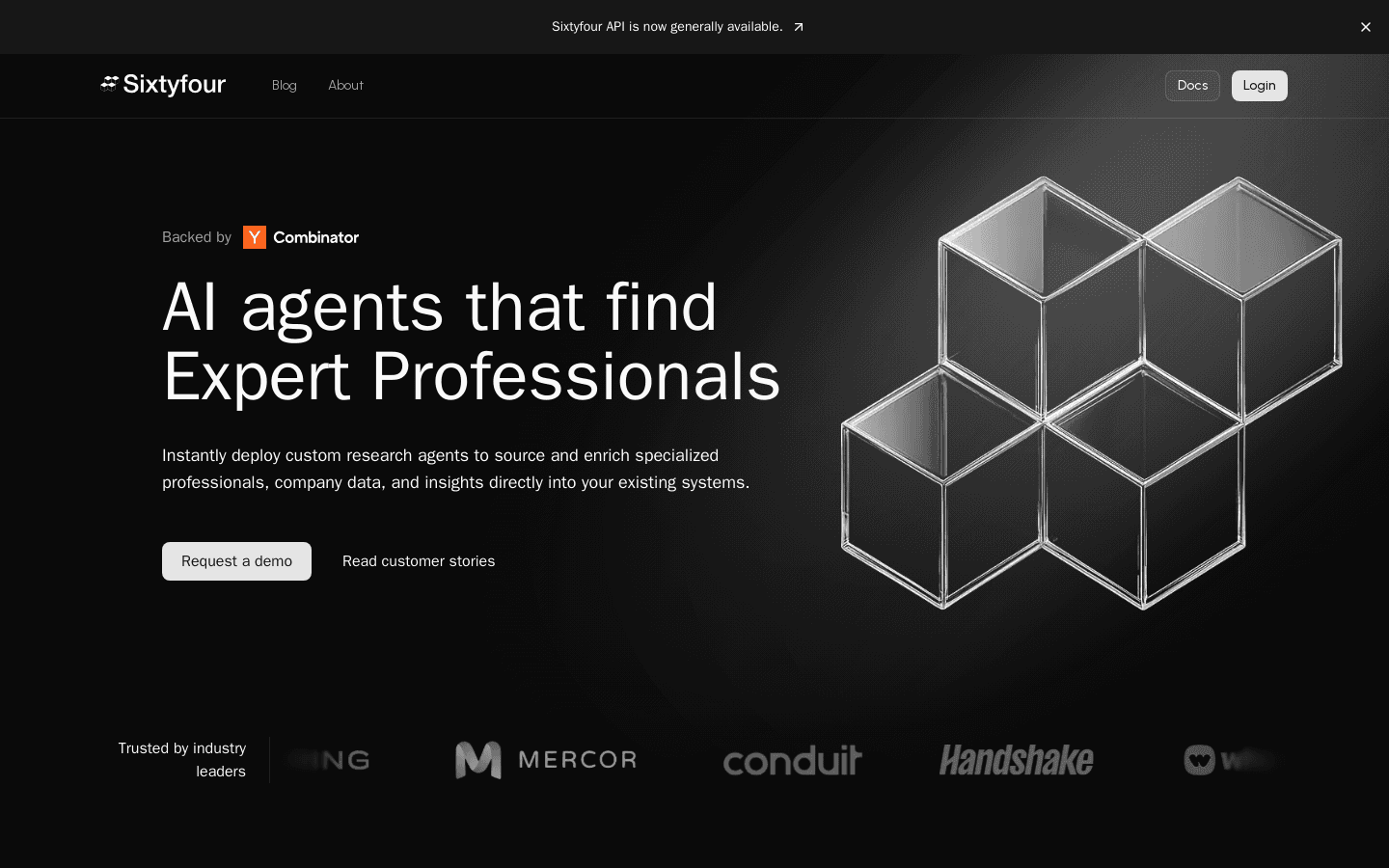 Sixtyfour.ai | AI Agents for Research
