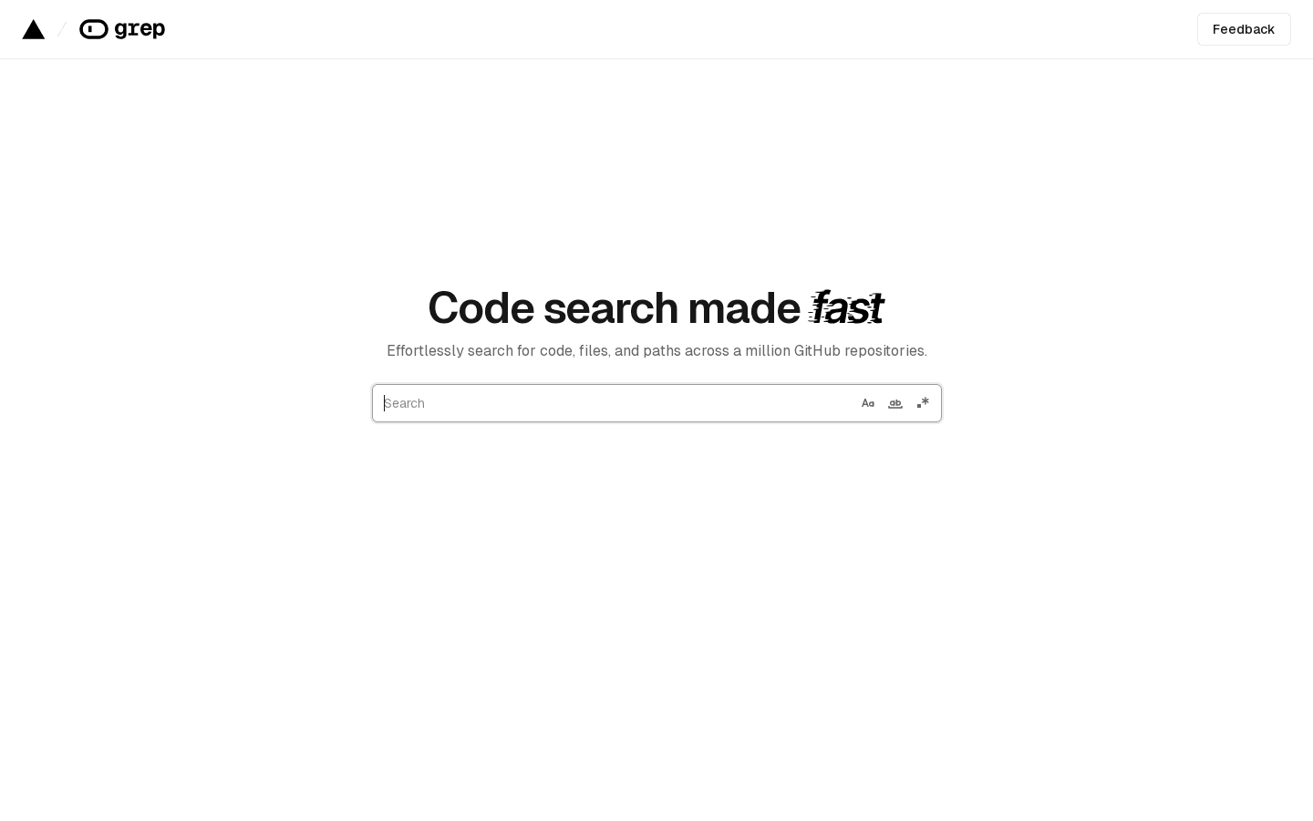 Code Search | Grep by Vercel