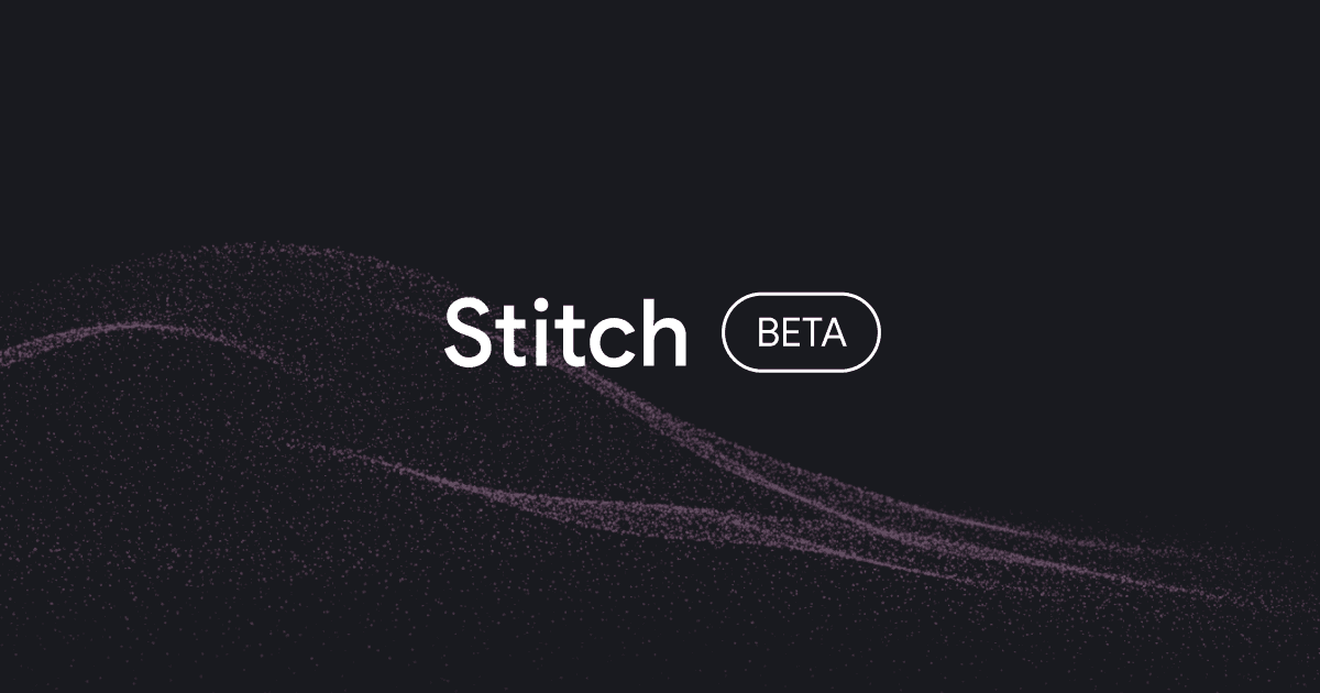 Preview of Stitch - Design with AI