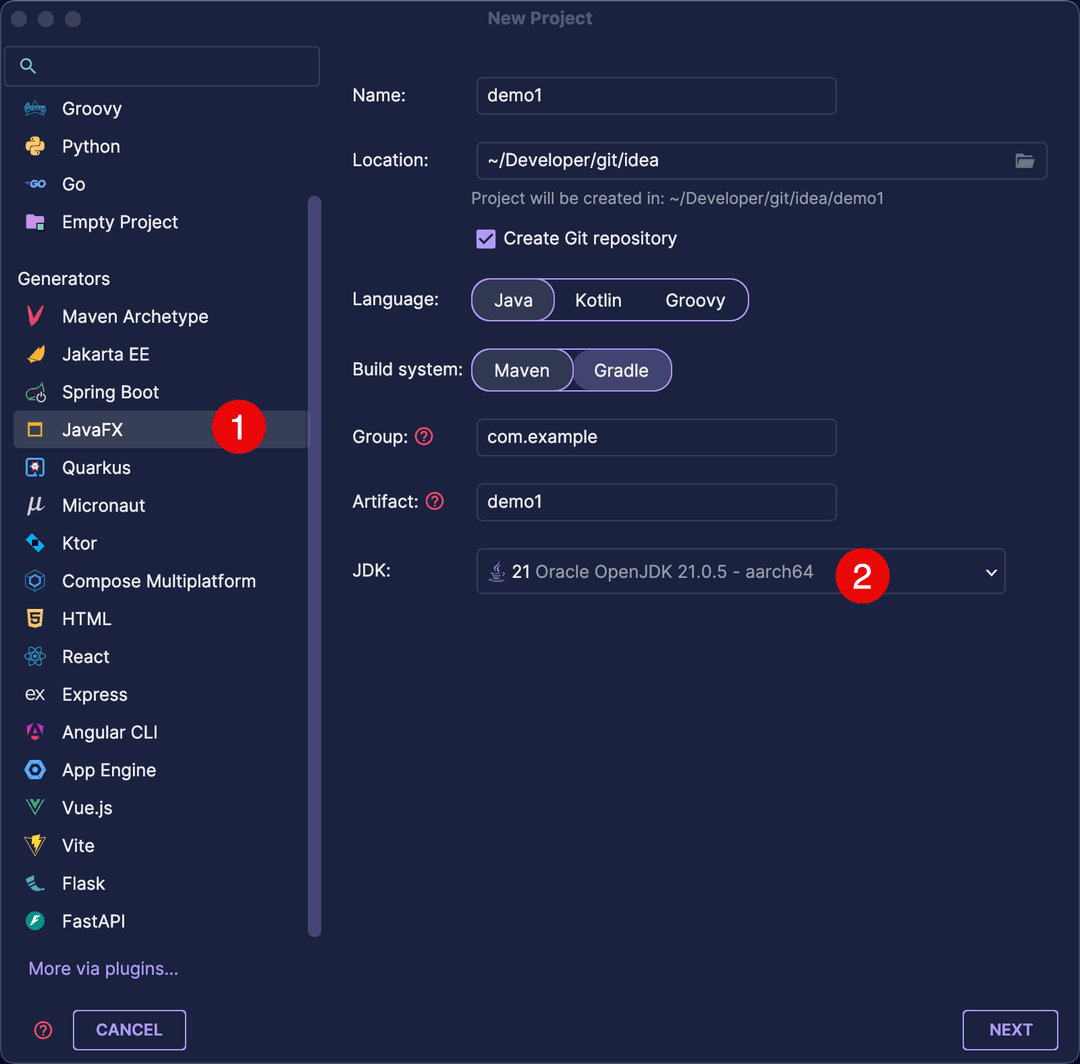 How to setup the Java SDK and use JavaFX with macOS/Windows