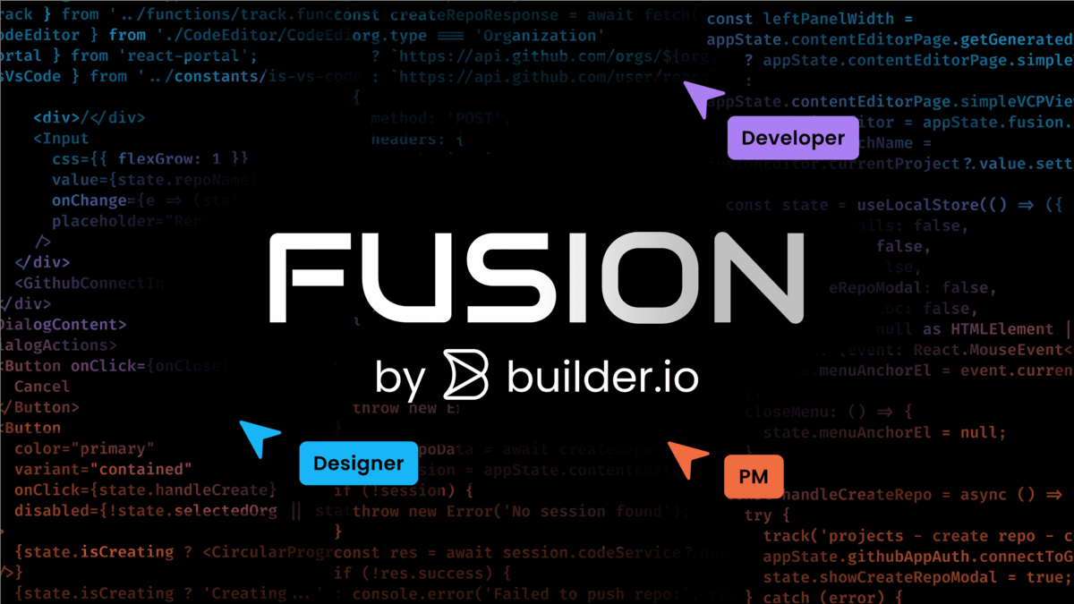 Preview of Fusion | Vibe code at any scale