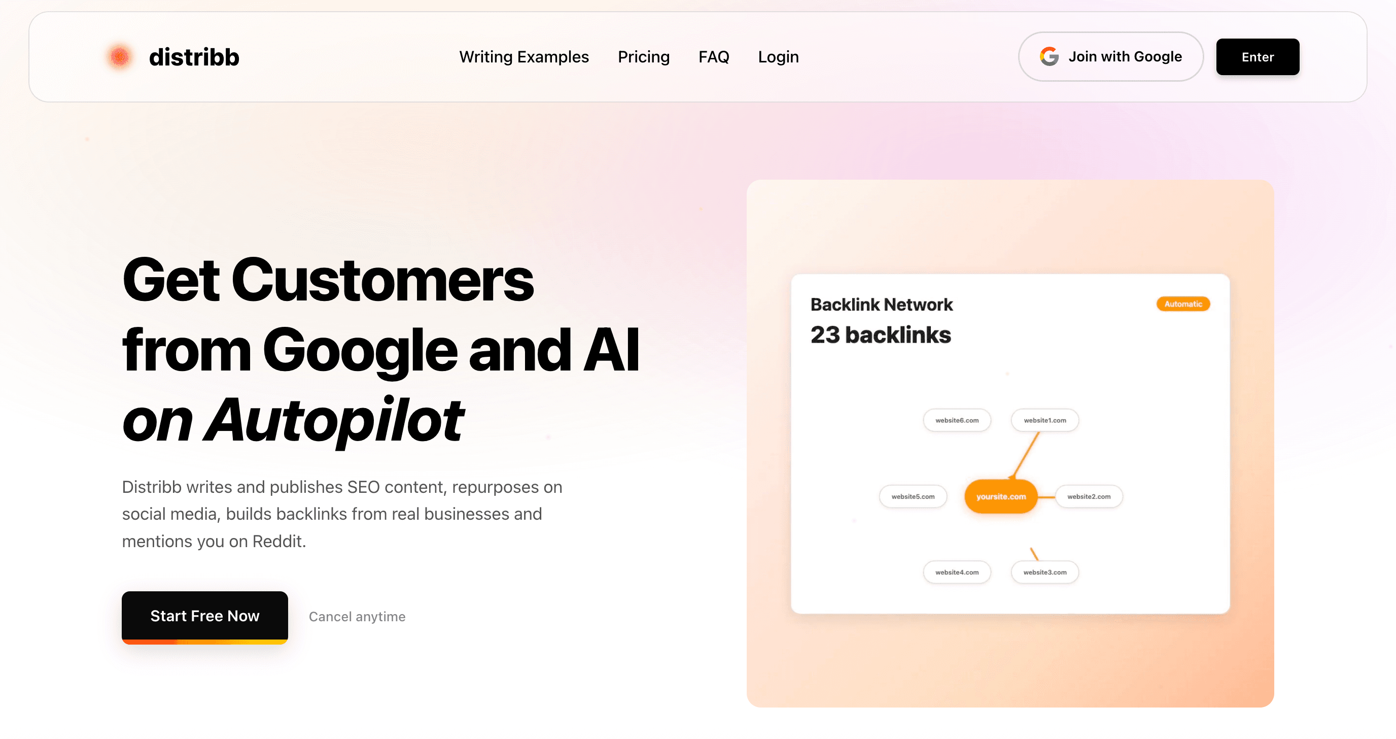 Preview of Distribb | AI SEO Software - Grow Organic Traffic