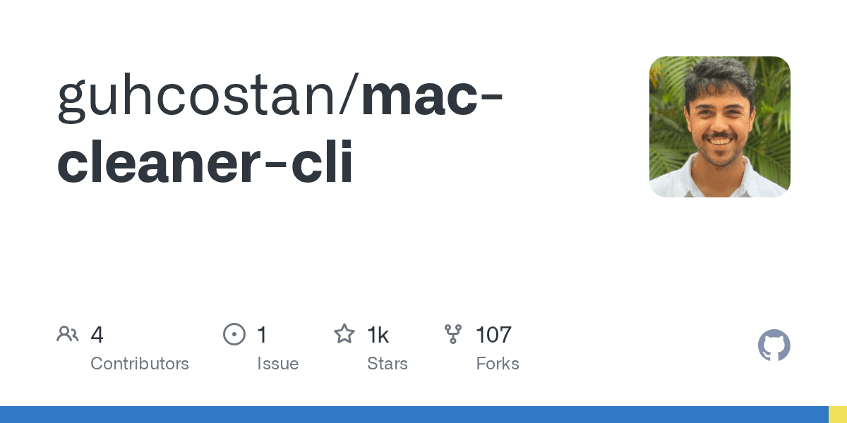 GitHub - guhcostan/mac-cleaner-cli Command Line Alternative to CleanMyMac