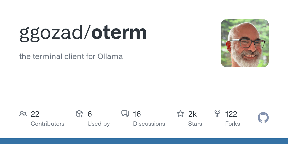 GitHub - ggozad/oterm: the terminal client for Ollama
