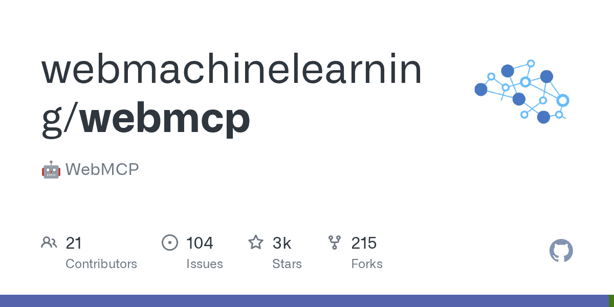 Preview of webmachinelearning/webmcp: 🤖 WebMCP