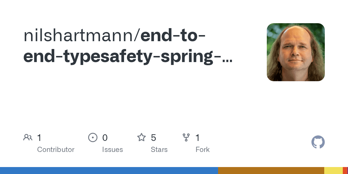 GitHub - nilshartmann/end-to-end-typesafety-spring-boot-typescript