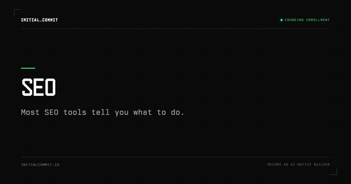 SEO — Initial Commit