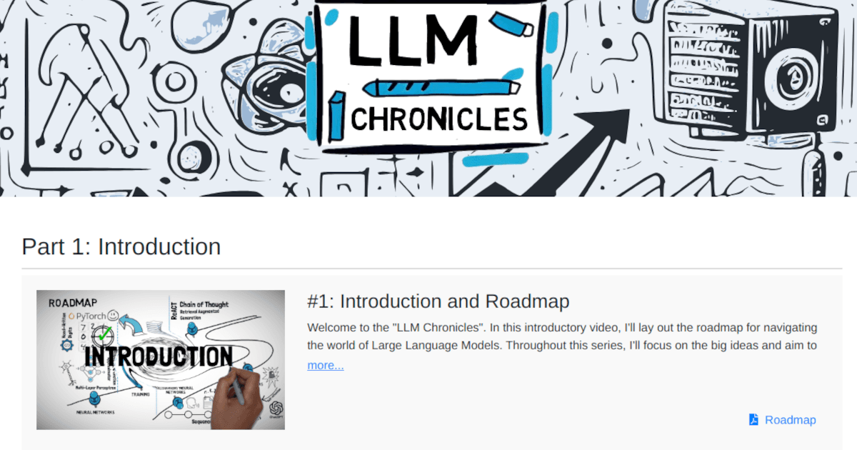 Preview of LLM Chronicles