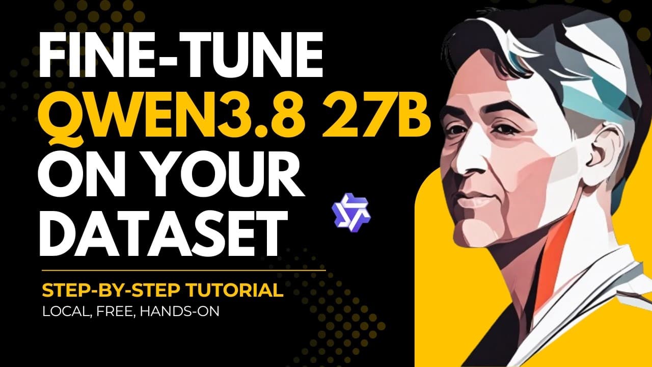 Preview of Fine-Tune Qwen3.8 27B on Your Own Dataset Locally: Step-by-Step Tutorial