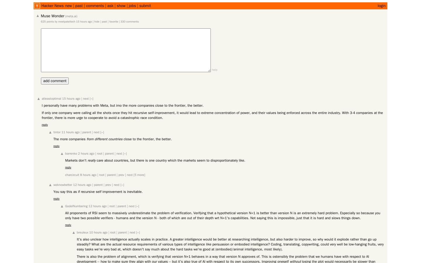 Muse Wonder | Hacker News