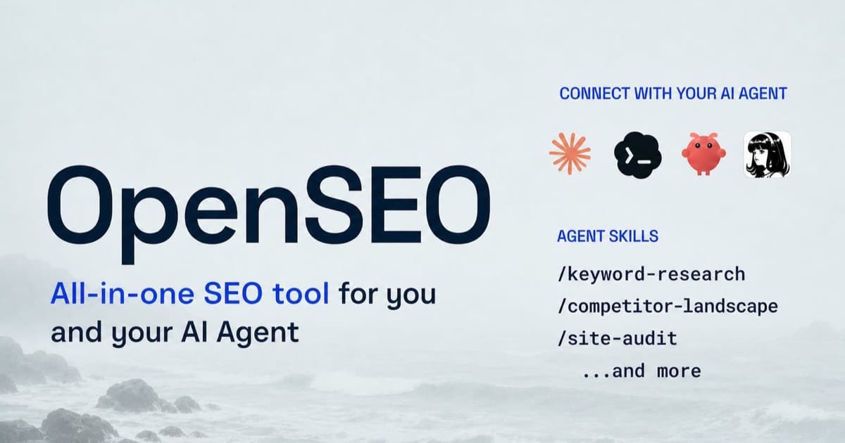 Preview of OpenSEO - Open Source SEO Platform