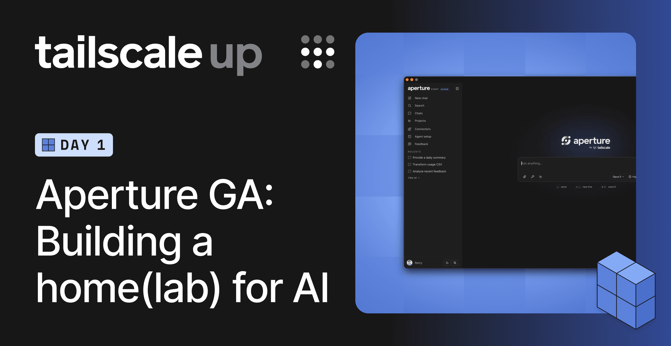 Preview of Aperture GA: model tokens, MCP controls, Projects, and custom permissions