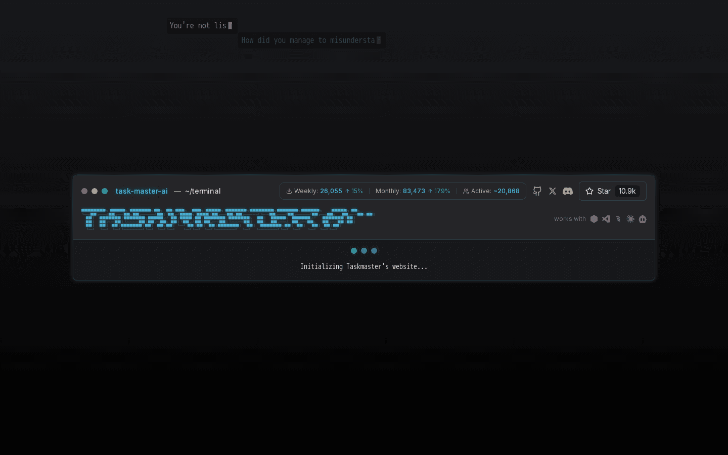 Taskmaster AI - The PM for your AI agent
