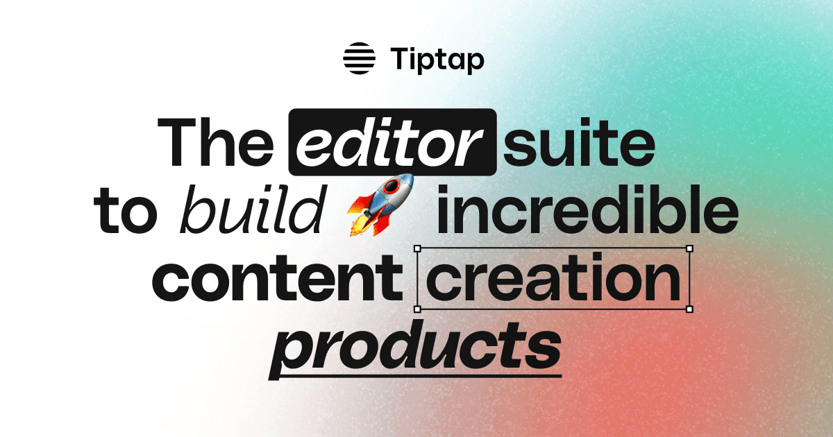 Preview of Tiptap - Dev Toolkit Editor Suite