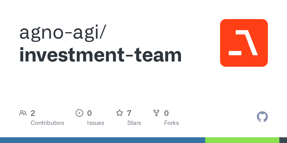 Preview of GitHub - agno-agi/investment-team