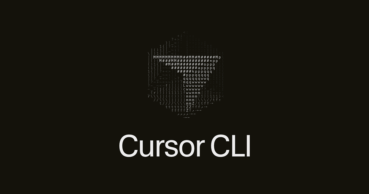 Cursor CLI | Cursor - The AI Code Editor