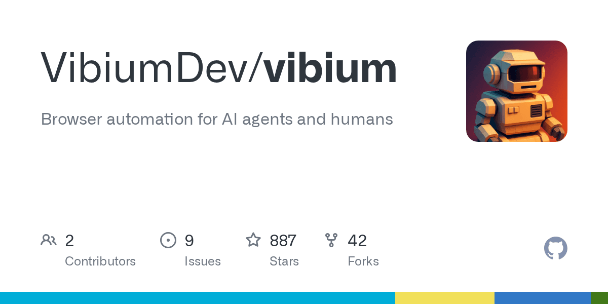 GitHub - VibiumDev/vibium: Browser automation for AI agents and humans
