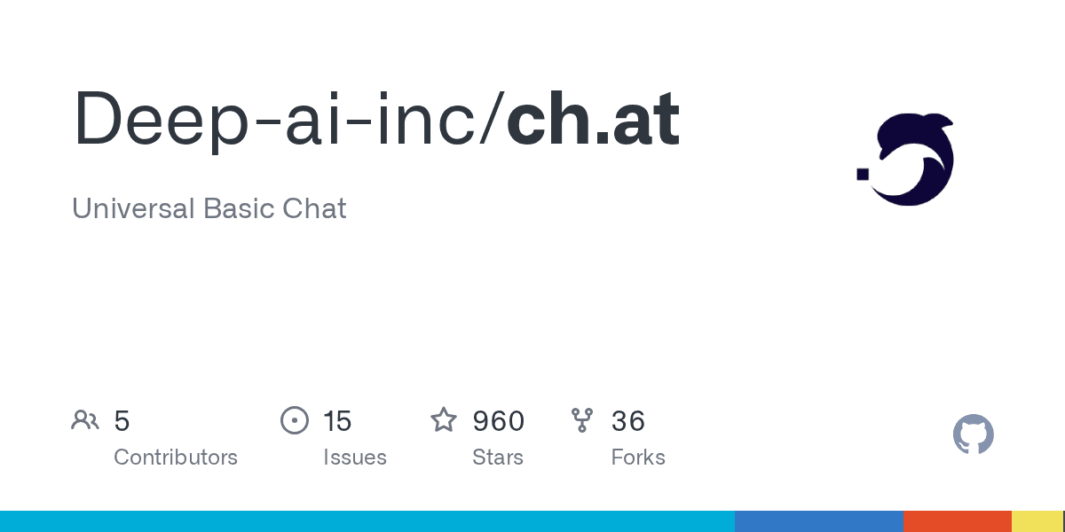 GitHub - Deep-ai-inc/ch.at: Universal Basic Chat