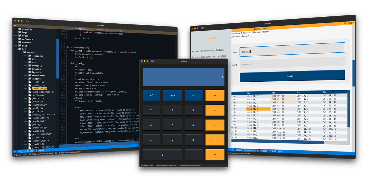 Textual - Algorithms for high performance terminal apps