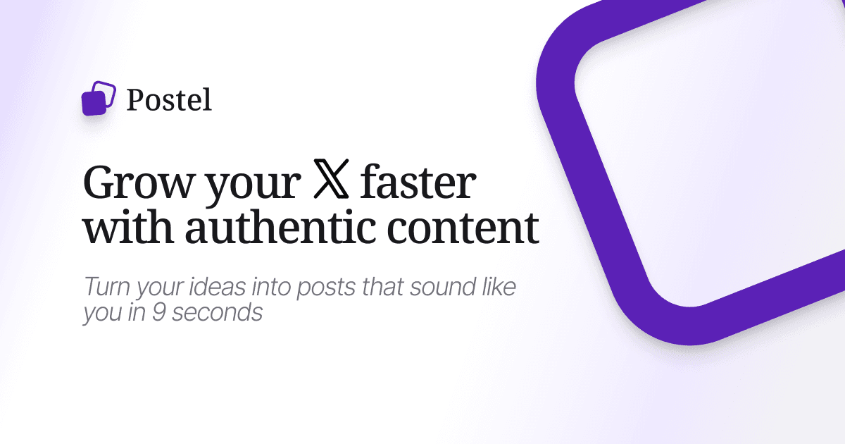 Postel: Best X (Twitter) Tool for creators and businesses