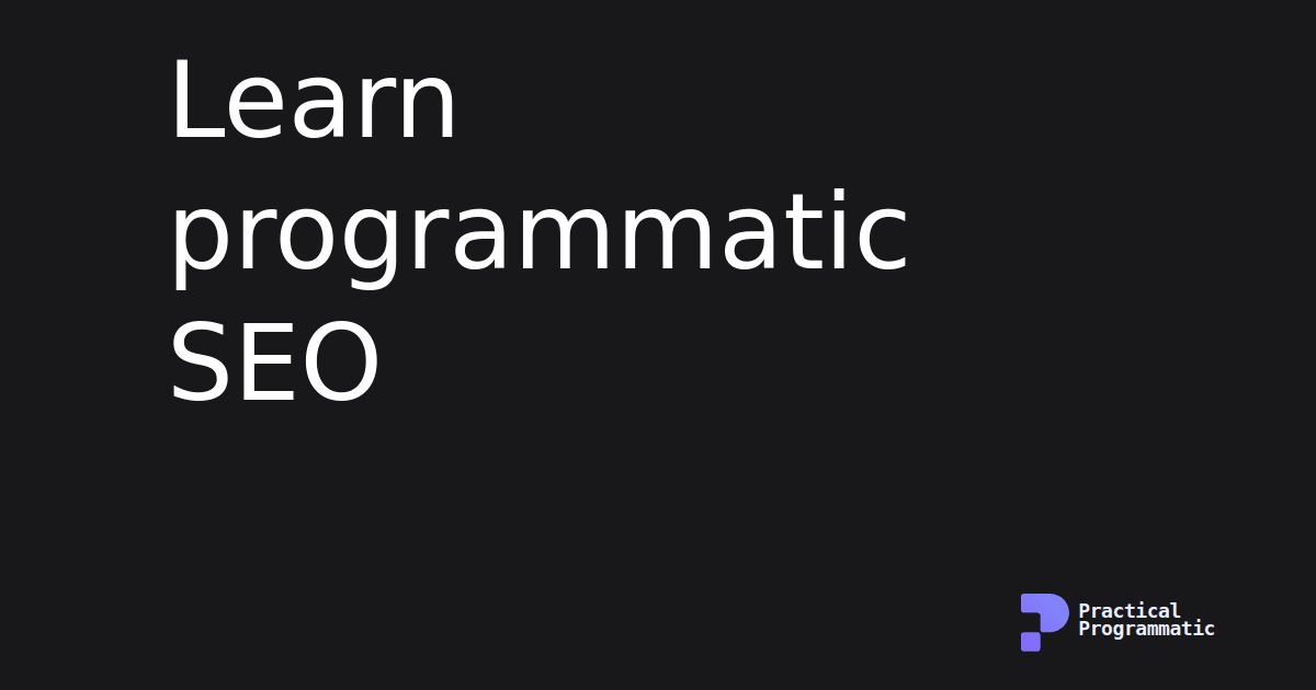 Preview of Programmatic SEO tools for scaling search engine content - Learn pSEO with real-world examples