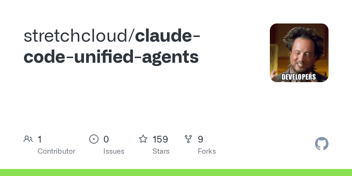 Preview of GitHub - stretchcloud/claude-code-unified-agents