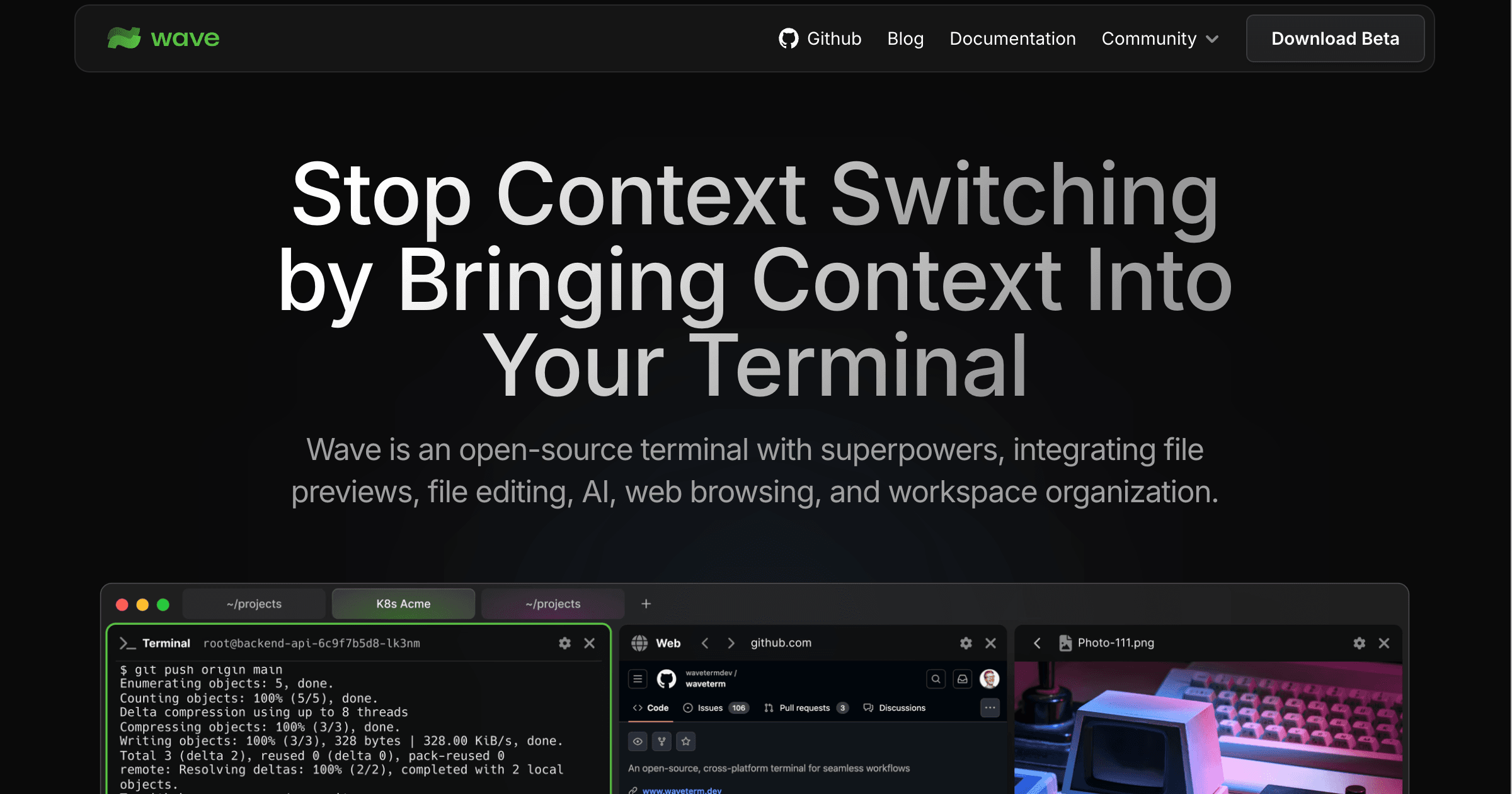 Wave Terminal — Upgrade Your Command Line