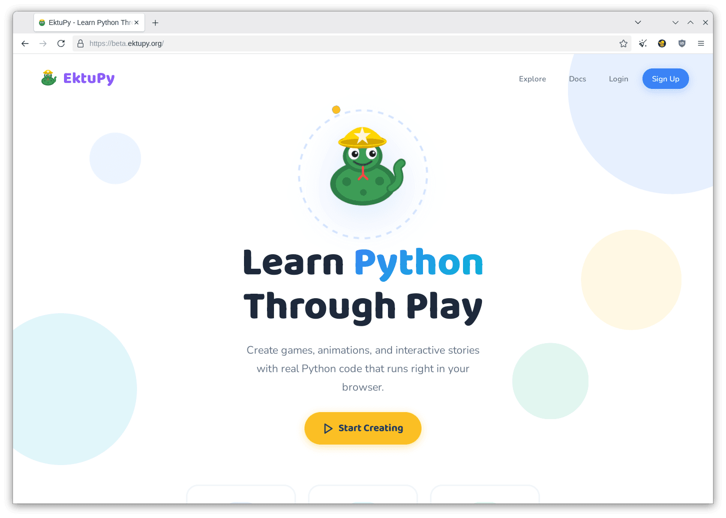 Elroy - Scratch-style Python coding