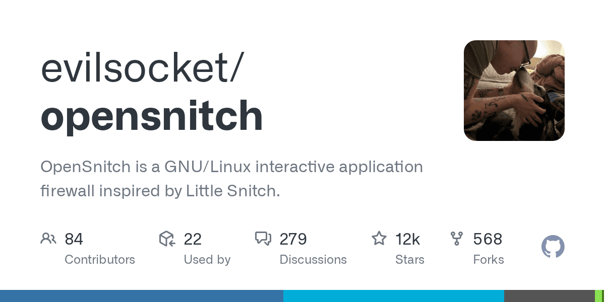 GitHub - evilsocket/opensnitch: OpenSnitch is a GNU/Linux interactive application firewall inspired by Little Snitch.
