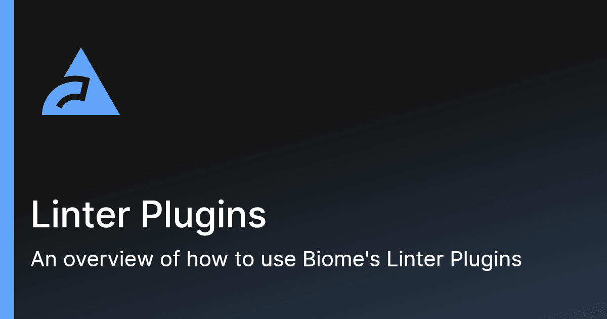 Linter Plugins