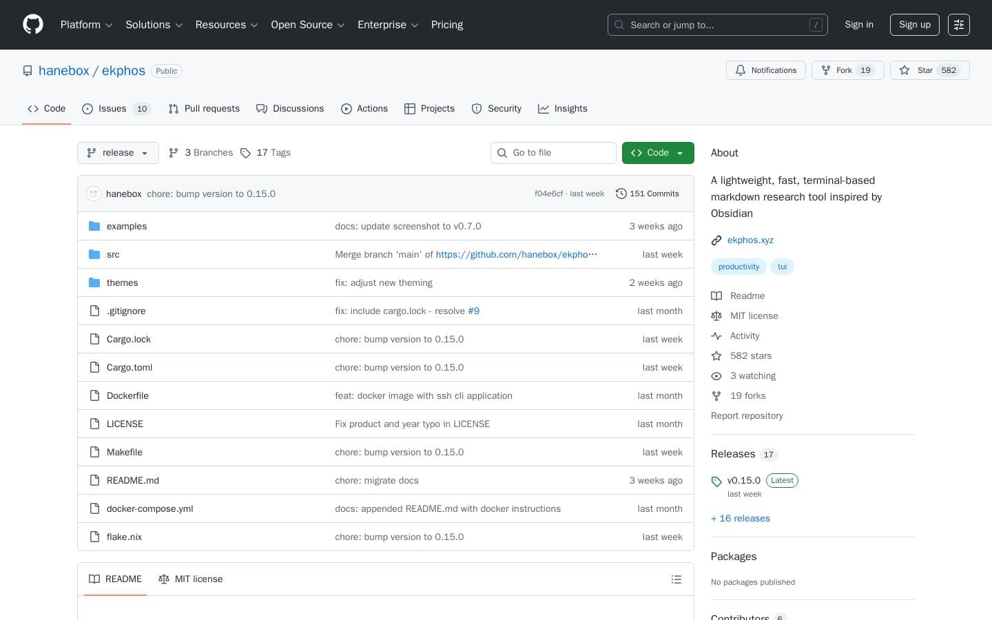 GitHub - hanebox/ekphos: A lightweight, fast, terminal-based markdown research tool inspired by Obsidian