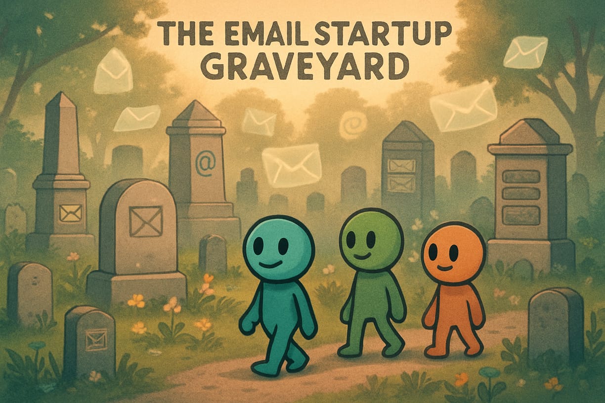 Preview of The Email Startup Graveyard: Why Most Email Companies Fail