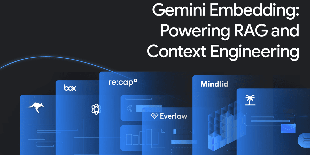 Gemini Embedding: Powering RAG and context engineering