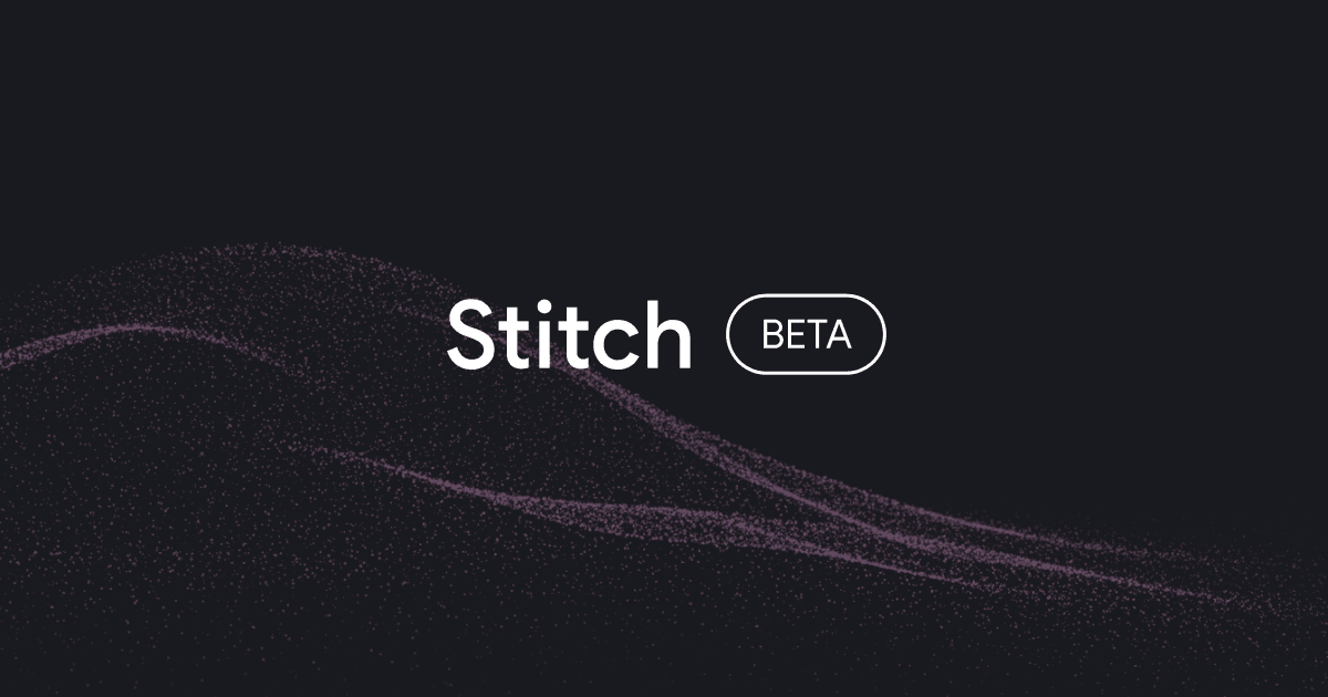 Preview of Stitch - Design with AI