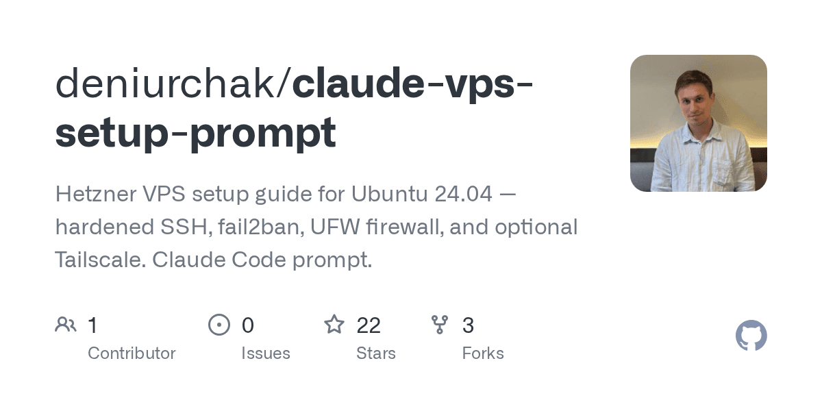 claude-vps-setup-prompt/hetzner-public.md at main ยท deniurchak/claude-vps-setup-prompt