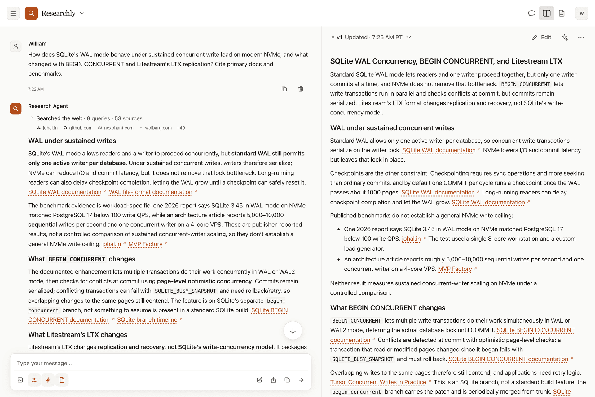 Researchly screenshot