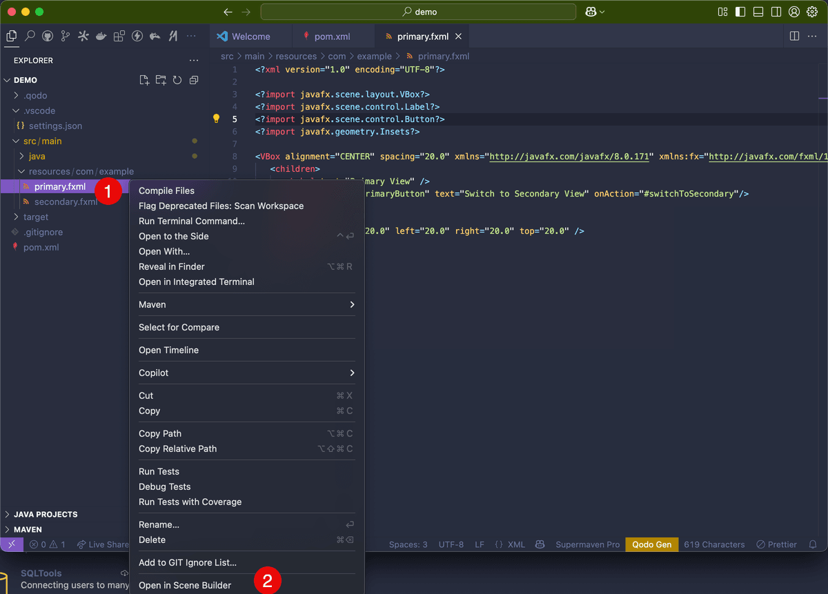 How to setup the Java SDK and use JavaFX with macOS/Windows