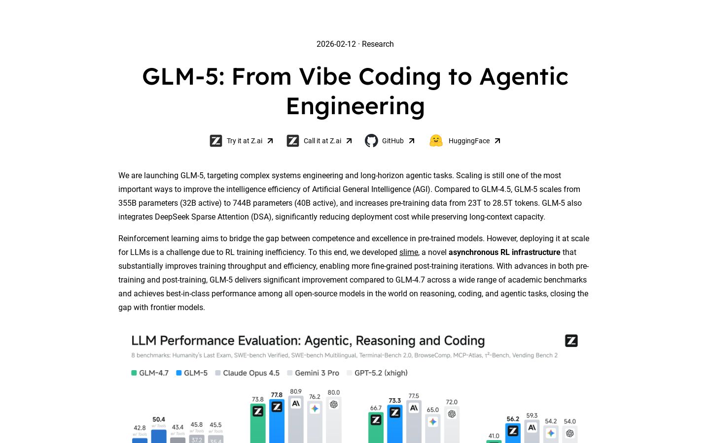 GLM-5: From Vibe Coding to Agentic Engineering