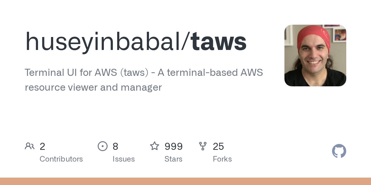 GitHub - huseyinbabal/taws: Terminal UI for AWS (taws) - A terminal-based AWS resource viewer and manager