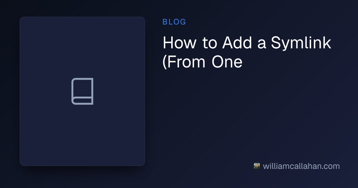 Ios Symlink Example How to Add a Symlink (From One) File (To Another)